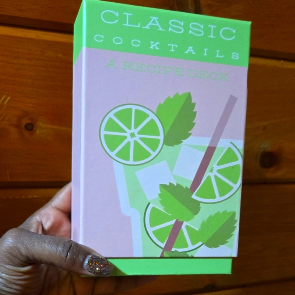 Classic Cocktails Recipe Deck NIB
